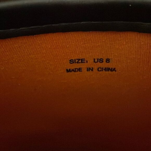 Michael Kors wedge rain boot knee high size 8 black vintage - Picture 7 of 10